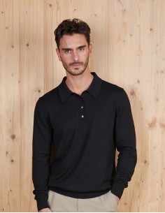 Pullover con Colletto a Polo 270