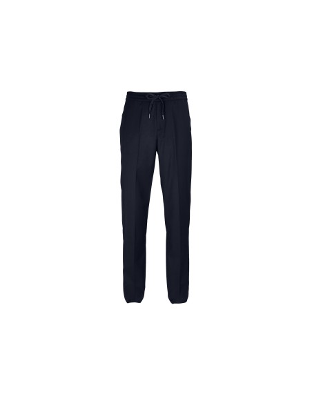 Pantalone con Coulisse da Uomo in Micro Twill