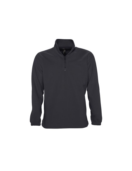 Felpa Unisex in Pile con Mezza Zip Ness