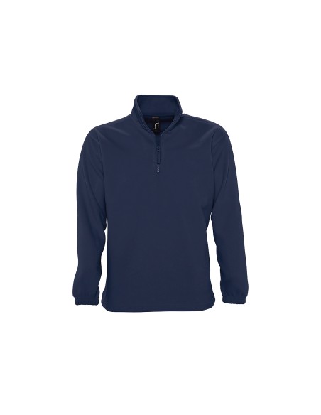 Felpa Unisex in Pile con Mezza Zip Ness
