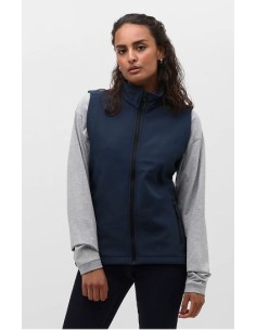 Gilet Softshell da Donna a 2 Strati Idrorepellente Race BW