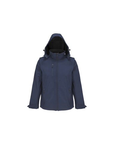 Softshell Con Cappuccio e Maniche Removibili...