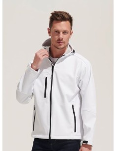 Giacca Softshell da Uomo con Cappuccio e Full Zip 340