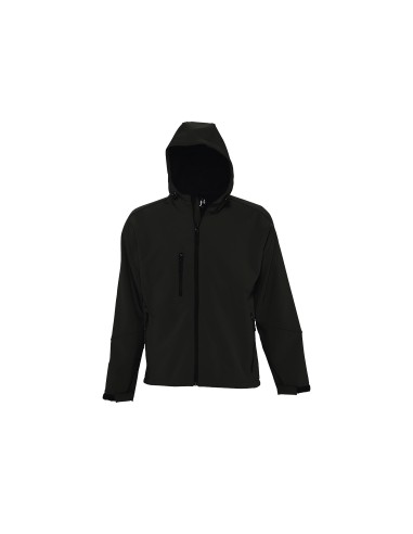 Giacca Softshell da Uomo con Cappuccio e Full...