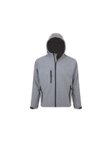 Giacca Softshell da Uomo con Cappuccio e Full...