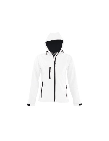 Giacca Softshell da Donna con Cappuccio e Full...