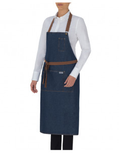 Grembiule Douglas - Jeans Blu 100% Cotone gr.260