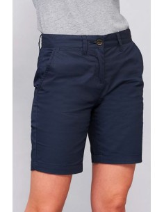 Bermuda da Donna in Twill Jasper