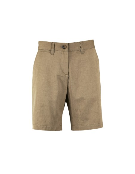 Bermuda da Donna in Twill Jasper