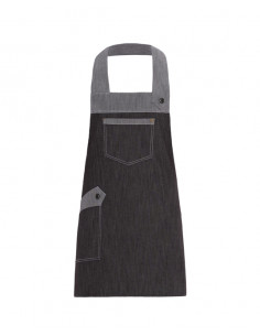 Grembiule Luna Jeans Nero 75% Cotone 23% Poliestere 2% Elastan gr.210