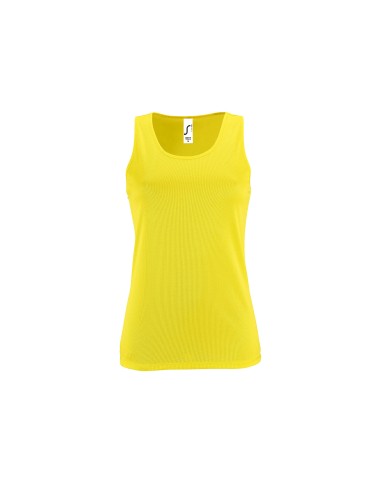 Canotta Sportiva da Donna in Mesh Traspirante...