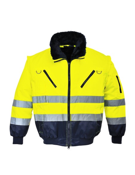 Giacca Pilot Alta Visibilità 3 in 1