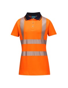 Polo Alta Visibilità da Donna a Maniche Corte 2
