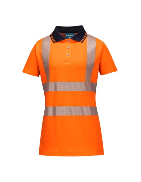 Polo Alta Visibilità da Donna a Maniche Corte