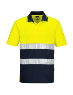 Polo Alta Visibilità con Colore a Contrasto Leggera 2