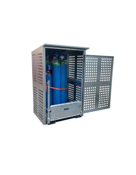 Armadio per contenimento cesta da 9/12 bombole GAS compresso