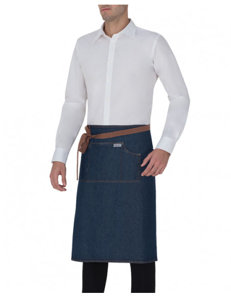 Grembiule Shannon 70*80 - Jeans Blu 100% Cotone gr.260