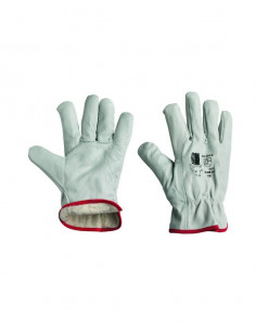 Guanto Pelle Fiore Bovino (Foderato Internamente)