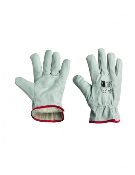 Guanto Pelle Fiore Bovino (Foderato Internamente)