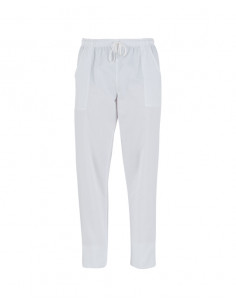 Pantalone Pitagora Bianco 100% Cotone gr.185