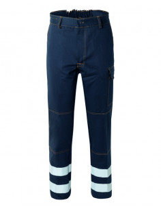 Pantalone da Lavoro con Bande Rinfrangenti Serio Plus 2