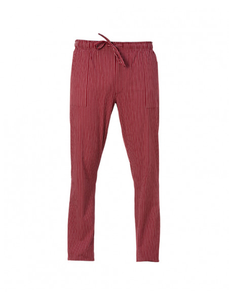 Pantaloni Cuoco Enrico - Gessato 70% Cotone 30% Poliestere gr.145