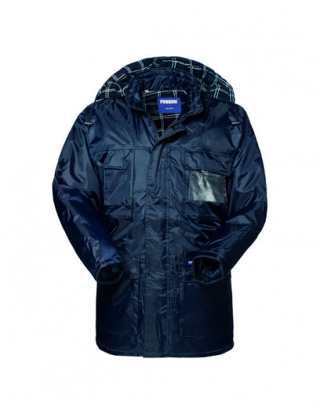 Parka Semplice Blu