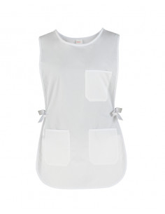 Poncho Zefiro Bianco 65% Poliestere 35% Cotone gr.143