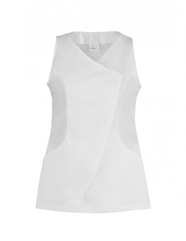 Smanicato Sara Bianco 65% Poliestere 35% Cotone gr.143
