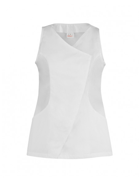 Smanicato Sara Bianco 65% Poliestere 35% Cotone gr.143