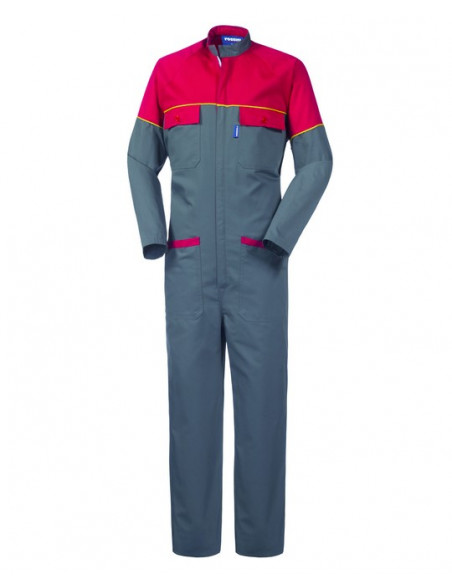 Tuta Sidney Grigio/Rosso